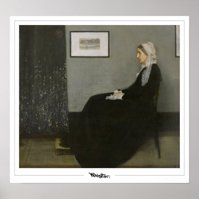 James McNeill Whistler Zedign Art Poster #1 (Frente)