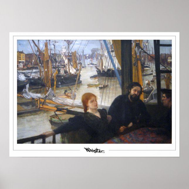 James McNeill Whistler Zedign Art Poster #300-2 (Frente)