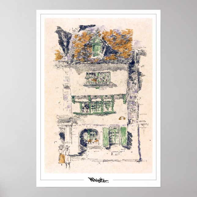 James McNeill Whistler Zedign Art Poster #438-2 (Frente)