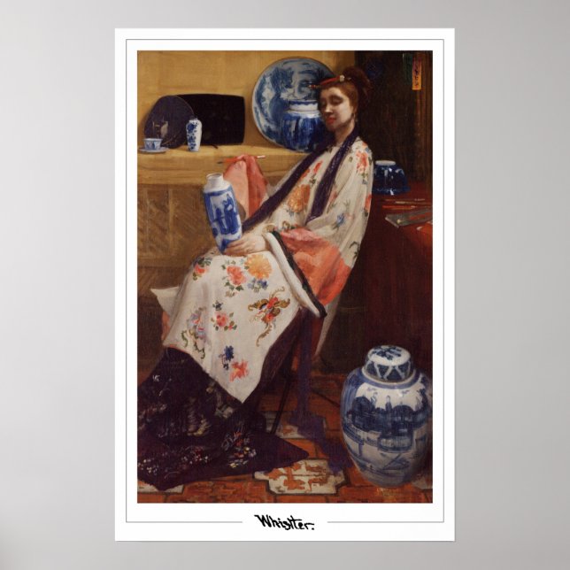 James McNeill Whistler Zedign Art Poster #6 (Frente)