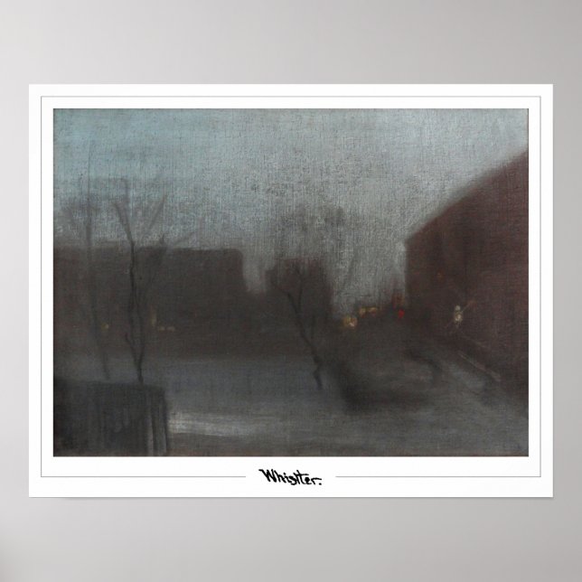 James McNeill Whistler Zedign Art Poster nº 200-2 (Frente)