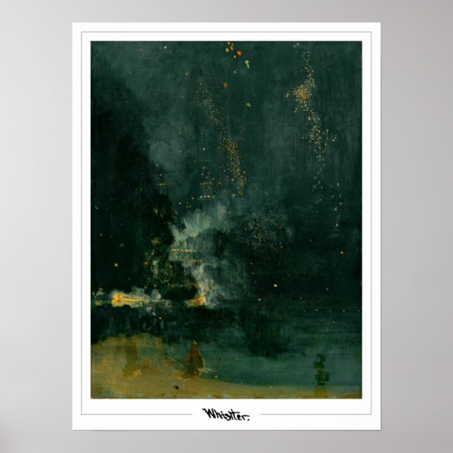 James McNeill Whistler Zedign Art Poster nº 206-2 (Frente)