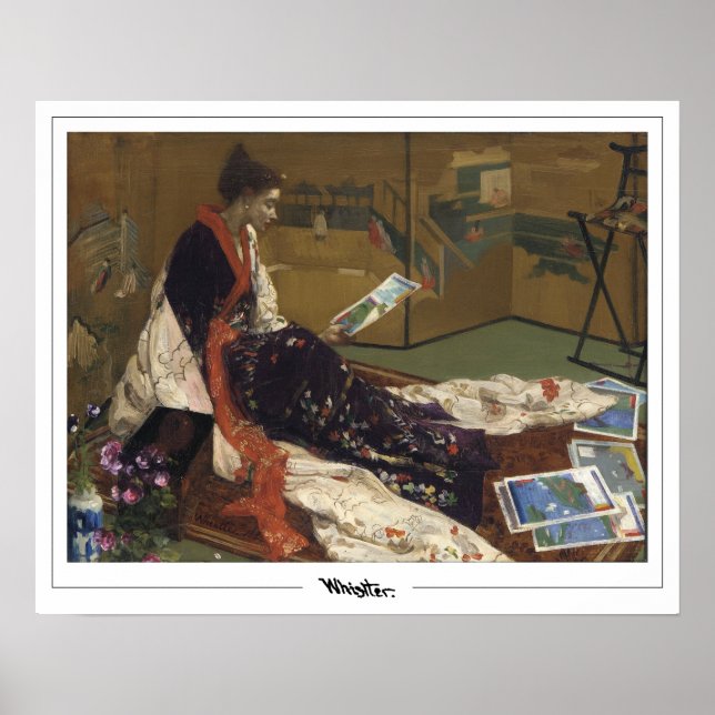 James McNeill Whistler Zedign Art Poster nº 284-2 (Frente)