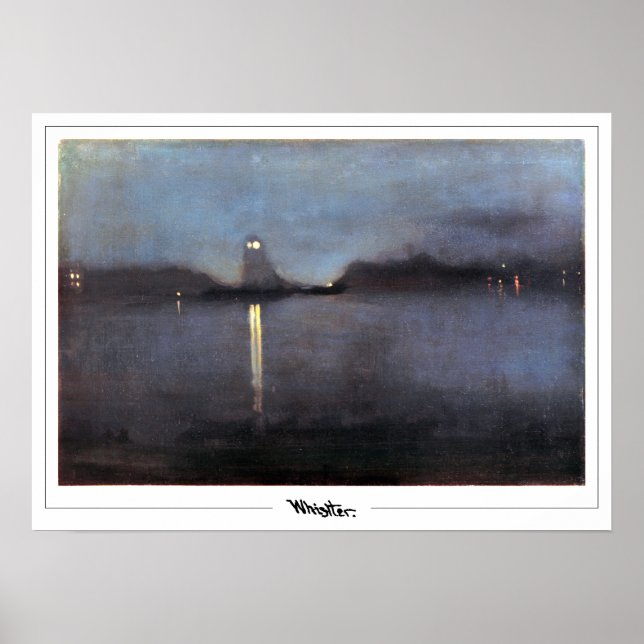 James McNeill Whistler Zedign Art Poster nº 36 (Frente)