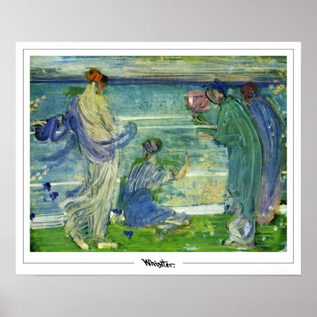 James McNeill Whistler Zedign Art Poster nº 409 (Frente)