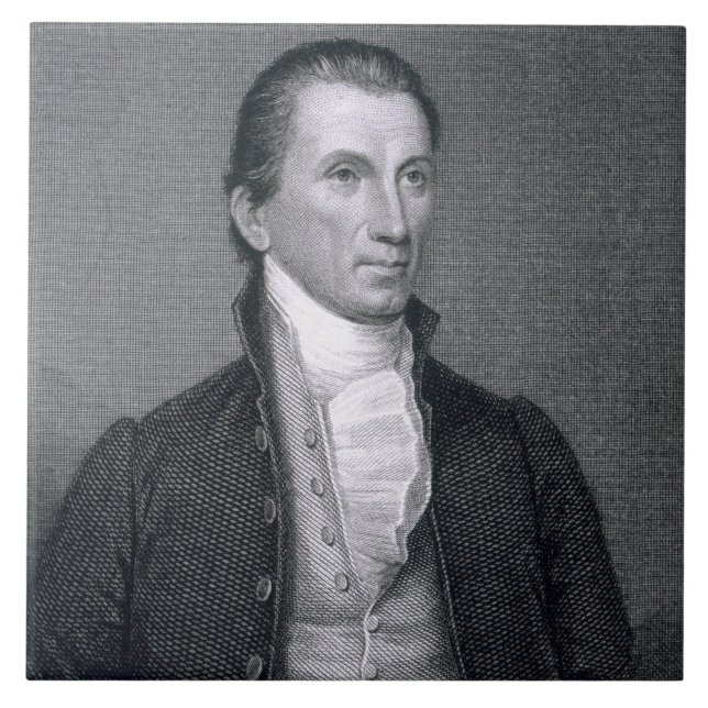 James Monroe, gravado pelo calcinador Brown Durand (Frente)
