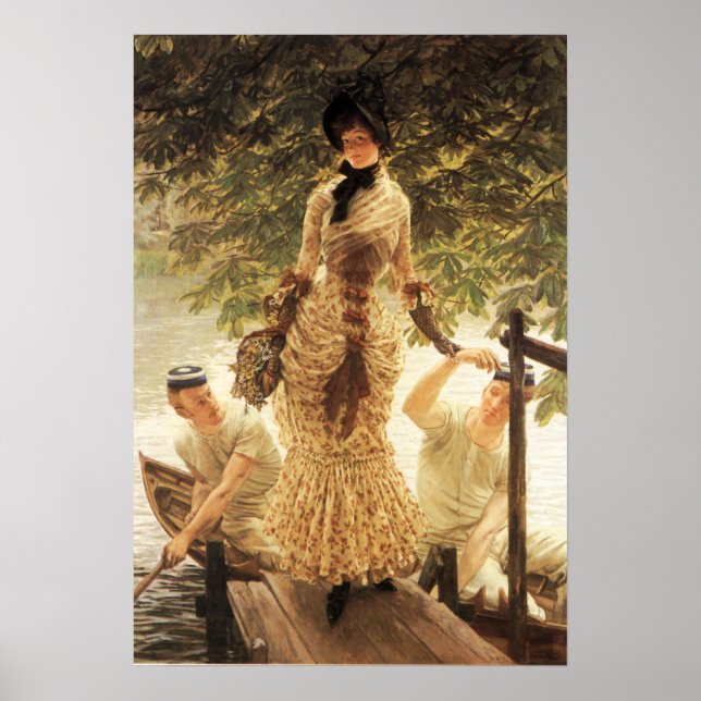James Tissot On The Thames Poster (Frente)
