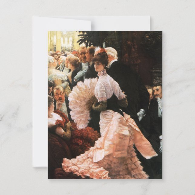 James Tissot Os Convites De Senhora Política (Frente)