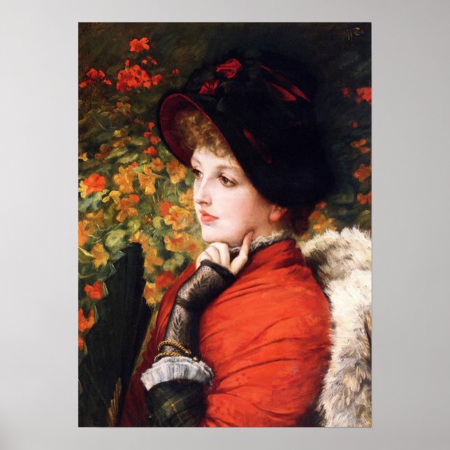James Tissot Type of Beauty Poster (Frente)