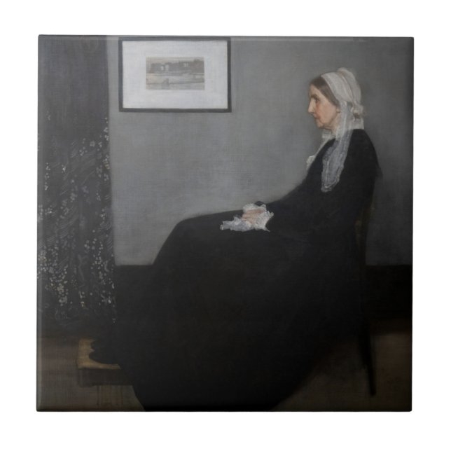 James Whistler - Retrato da Mãe da Artista (Frente)