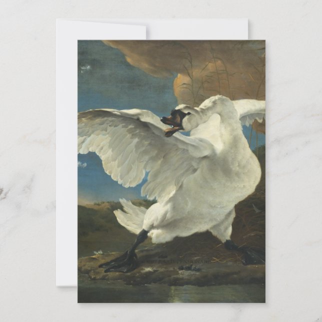 Jan Asselyn - O Cisne Ameaçado (Frente)