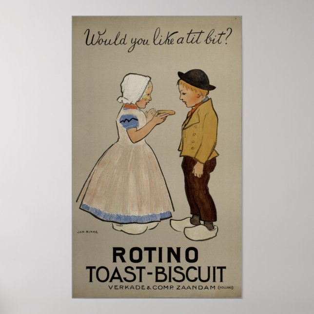 Jan Rinke - Poster de biscoitos de torrada de Roti (Frente)