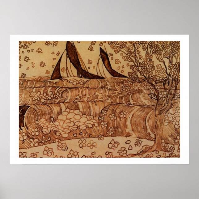 Jan Theodoor Toorop - Ondas Poster (Frente)