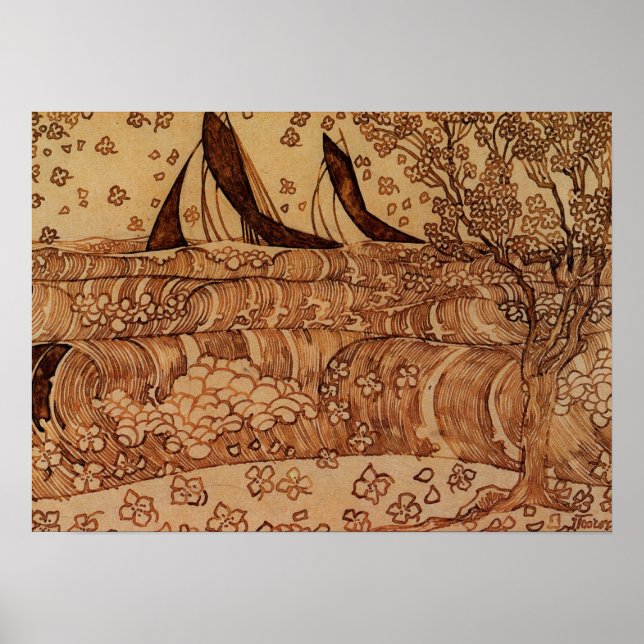 Jan Theodoor Toorop - Ondas Poster (Frente)