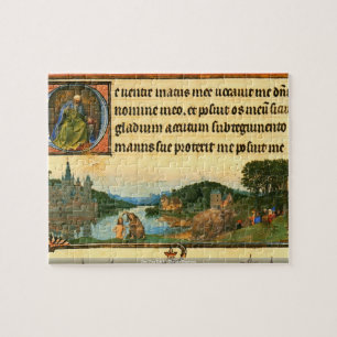 Jan van Eyck - quebra-cabeça do baptismo dos