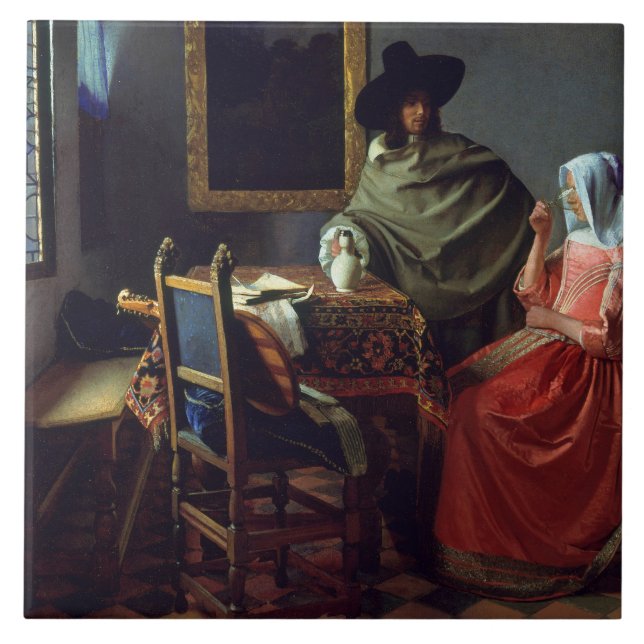Jan Vermeer - O Vidro do Vinho (Frente)