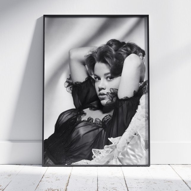 Jane Fonda Poster ~ Black and White ~ Wall Decor (Criador carregado)