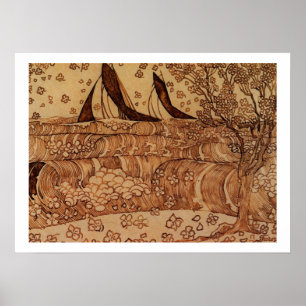 Janeiro Theodoor Toorop - poster das ondas