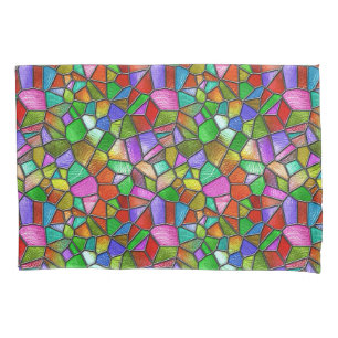Janela Colorida de Vidro Pintado Abstrato