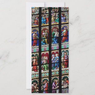 Janela de vidro colorido