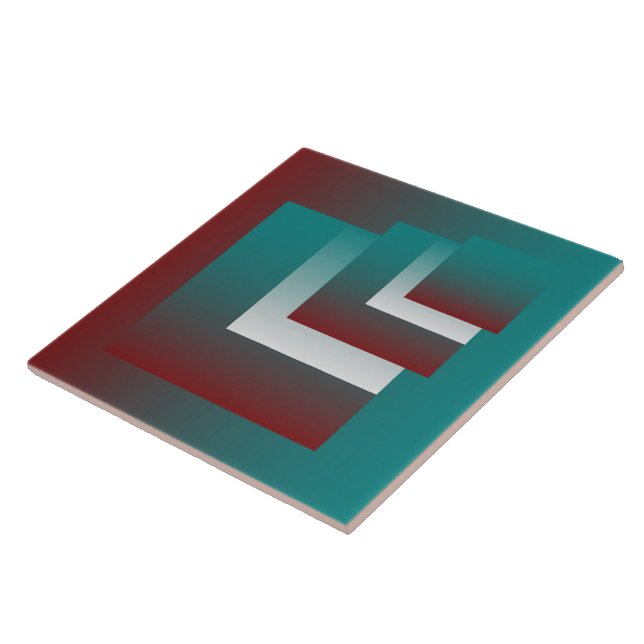 Janelas em branco teal burgundy (Lateral)