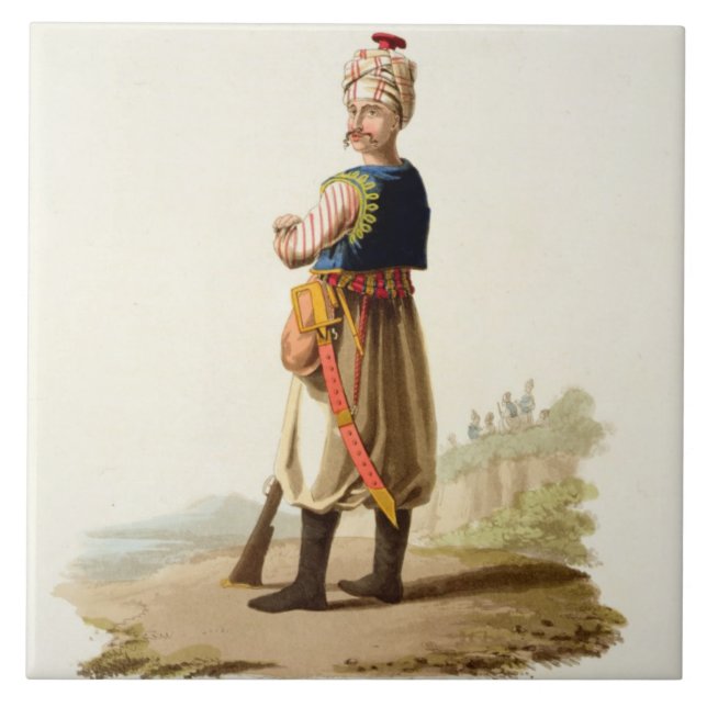 Janissary, dos "trajes das várias nações", (Frente)