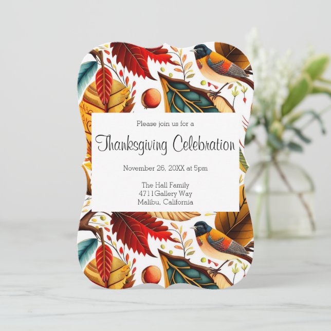 Janta de Ação de Graças (Em pé/Frente)