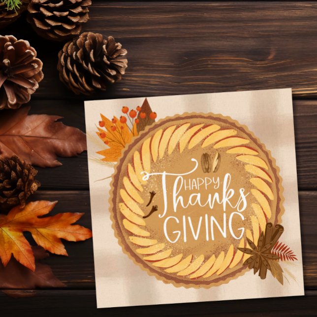 Janta de Ação de Graças Feliz Moderno Convite (Criador carregado)