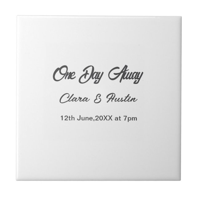 jantar de ensaio Um dia longe noite antes nome da (Frente)