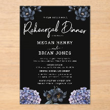 Jantar de Ensaios de Casamento Clássico Moody Blac