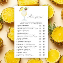 Jantar de noivado coquetel Pina Colada Jogo do sap