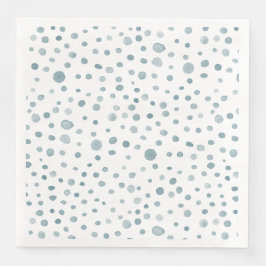 Jantar Guardanapo de Papel com Pontos de Aquarela Confete