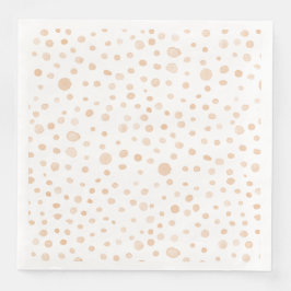 Jantar Guardanapo de Papel com Pontos de Aquarela Confete