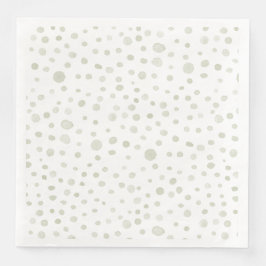 Jantar Guardanapo de Papel com Pontos de Aquarela Confete