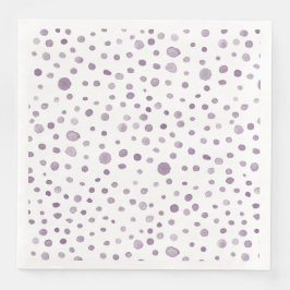 Jantar Guardanapo de papel com pontos de aquarela em conf