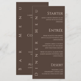 Janto Casado e Menu Bar - País Marrom