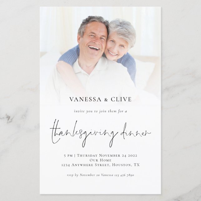 JANTO de Ação de Graças do BUDGET (Frente)