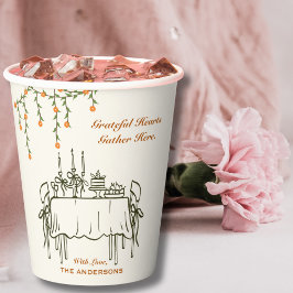 Janto de Ação de Graças e Ação de Amizade Elegante