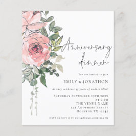 Janto de Aniversário de Florais Rosa de Orçamento