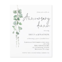 Janto de Aniversário do Script Eucalyptus Orçament