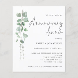 Janto de Aniversário do Script Eucalyptus Orçament