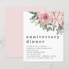 Janto de Aniversário Floral Cor-de-Rosa-Escamudo d