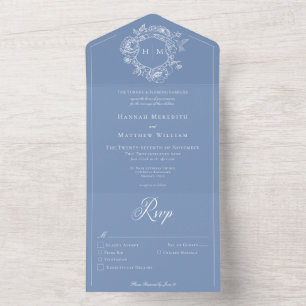 Janto de Casamento de Crest de Aves da Elegante Bl