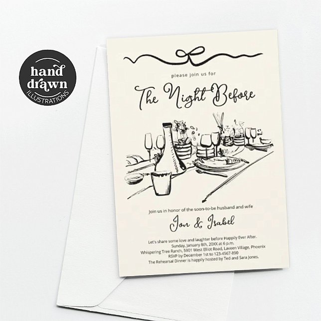 Janto de ensaio, A Noite Antes do Convite (Criador carregado)