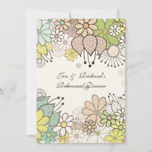 Janto de ensaio das flores neutras Faça um convite