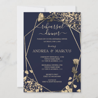 Janto de Ensaio de Casamento de Azul Profundo e Ch