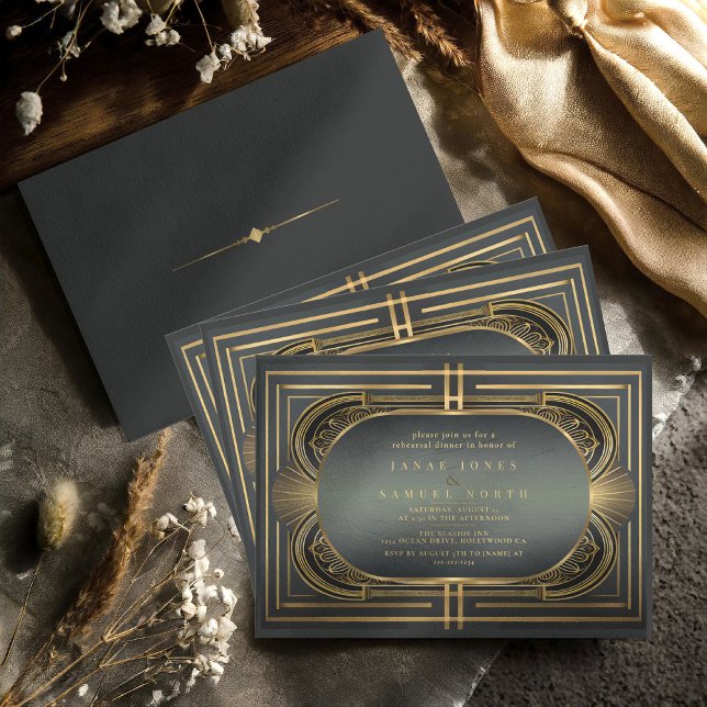 Janto de ensaio de casamento Glam Art Deco ID1033 (Criador carregado)