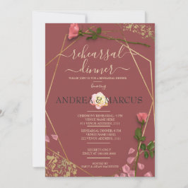 Janto de ensaio de Rosewood e Casamentos Dourados