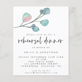 Janto de Ensaio Eucalyptus Orçamento Convite