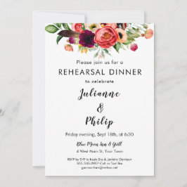 Janto de Ensaio Floral do Jardim Romântico Convite